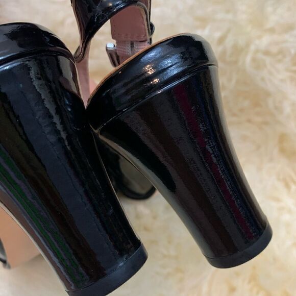 Taryn Rose Fortula patent leather sling back heels - Picture 3 of 8